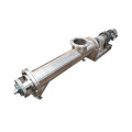 Powder transporting screw conveyor with stainless steel